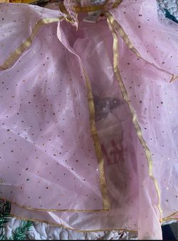 Disney Girls Pink Tulle Princess Cape