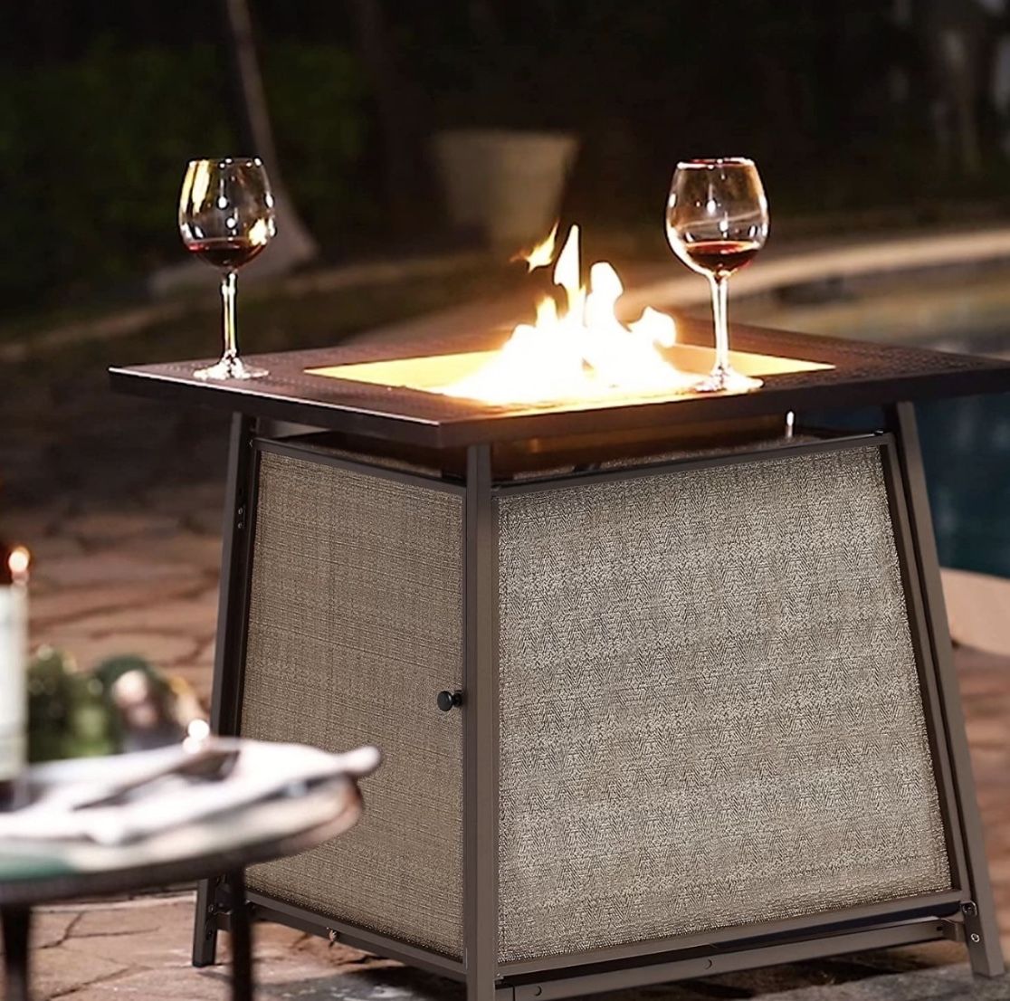 Patio Outdoor Fire Pit Propane 50000 BTU