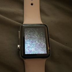 Ready To Go Apple Watch 38mm Rose Pink Silicon Band Like New