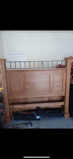 Solid Wood , Queen Size Head & Footboard