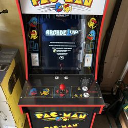 Pac Man stand-up arcade game console