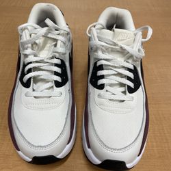 Nike Air Max SC White Black Burgundy Sneakers Women’s Size 9 