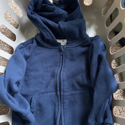 boys blue zip up jacket