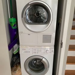 Washer and dryer