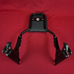 Harley-Davidson Style Detachable Motorcycle Passenger Backrest Sissy Bar