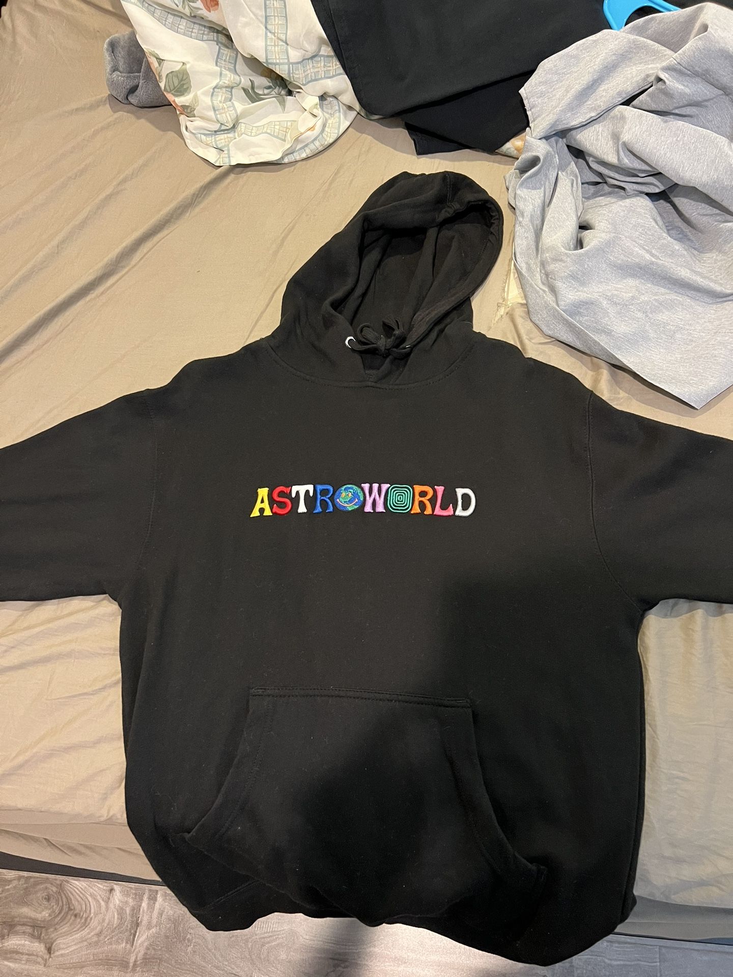 Astroworld Logo Hoodie Black