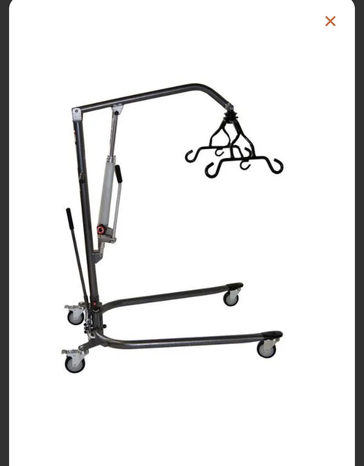 Medline Manual Hydraulic Patient Lift