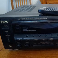 Vintage TEAC AG-V6200 Surround Sound Receiver w/ Remote
