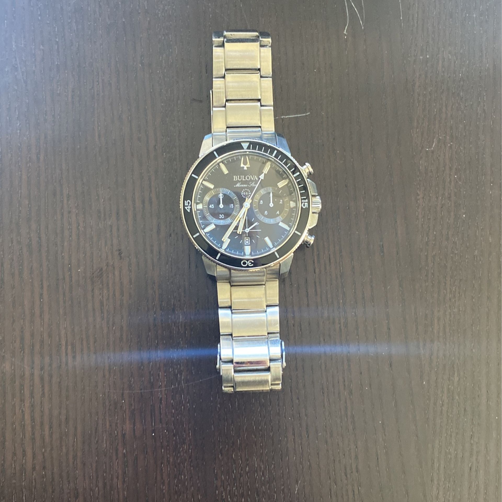 Men’s Marine Star Stainless Steel Bulova Watch