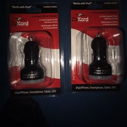 Zipkord Solutions Dual USB  Car Charger 