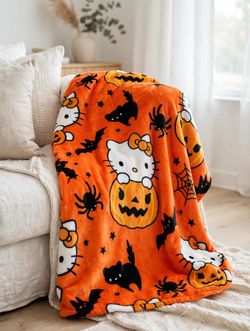 Hk. Blanket Halloween 🎃 🕷️🕸️🐦‍⬛🦇