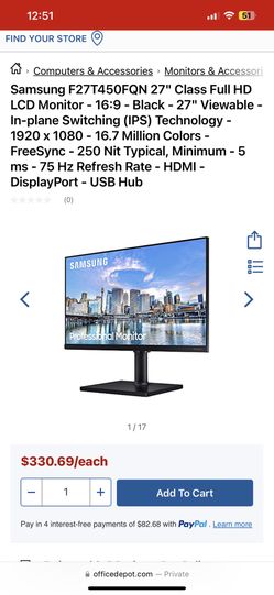 Samsung Monitor 27inch