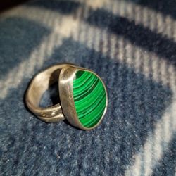 African Malachite Ring