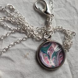 Acrylic Pendant Necklace 