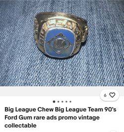 Leg, Chew gum collectors ring Vintage Big Leg, Chew gum collectors ring