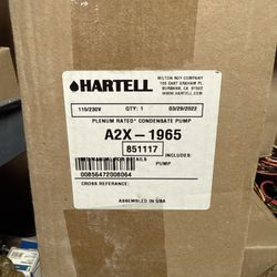 Hartell Condensate Pump Model A2X-1965