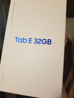 Samsung Tab E 32GB Brand New