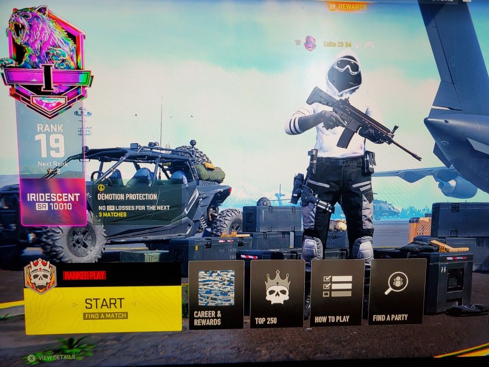 MW2 Ranked Iridescent (Nuke Skin included)