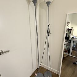 Set of 2 Modern Floor Lamps - Great Condition