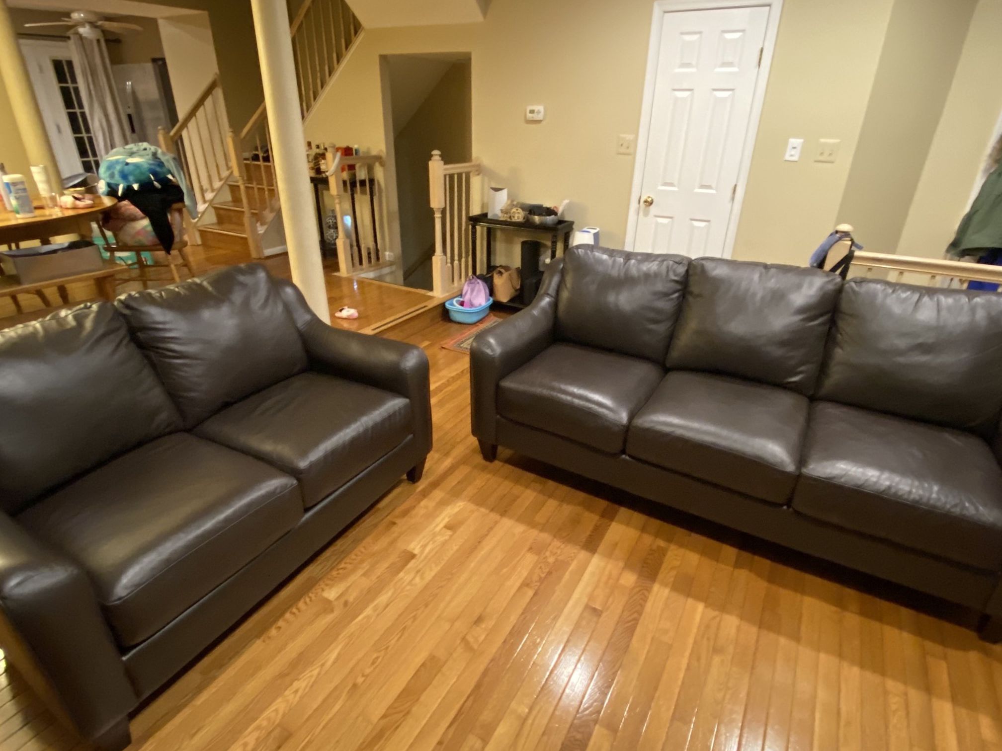 La-Z-Boy Leather Couch Set