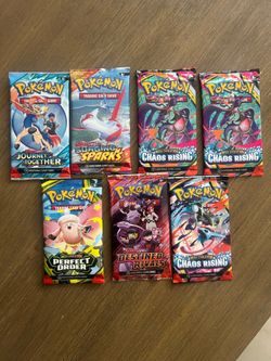 Pokemon packs (lot of 7)