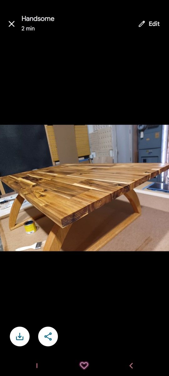 Unique Butcher Block Coffee Table