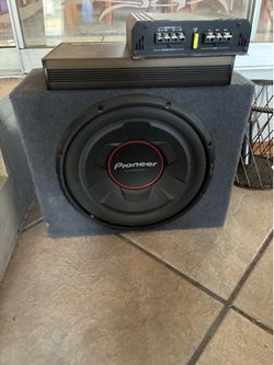 Bass speaker and amp