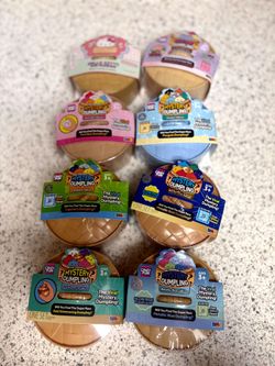 Mystery Dumpling Slow Rise Sugar Gum Toy Bundle