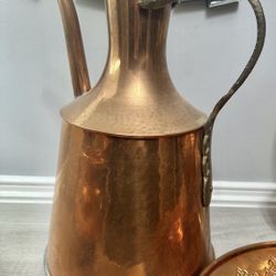 COPPER BRASS PLATE, PITCHER 