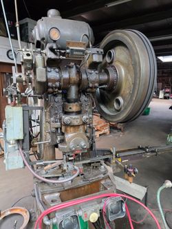 MUST SELL – Walsh 25 Ton Punch Press – RUNNING – WE CAN LOAD – $1,250