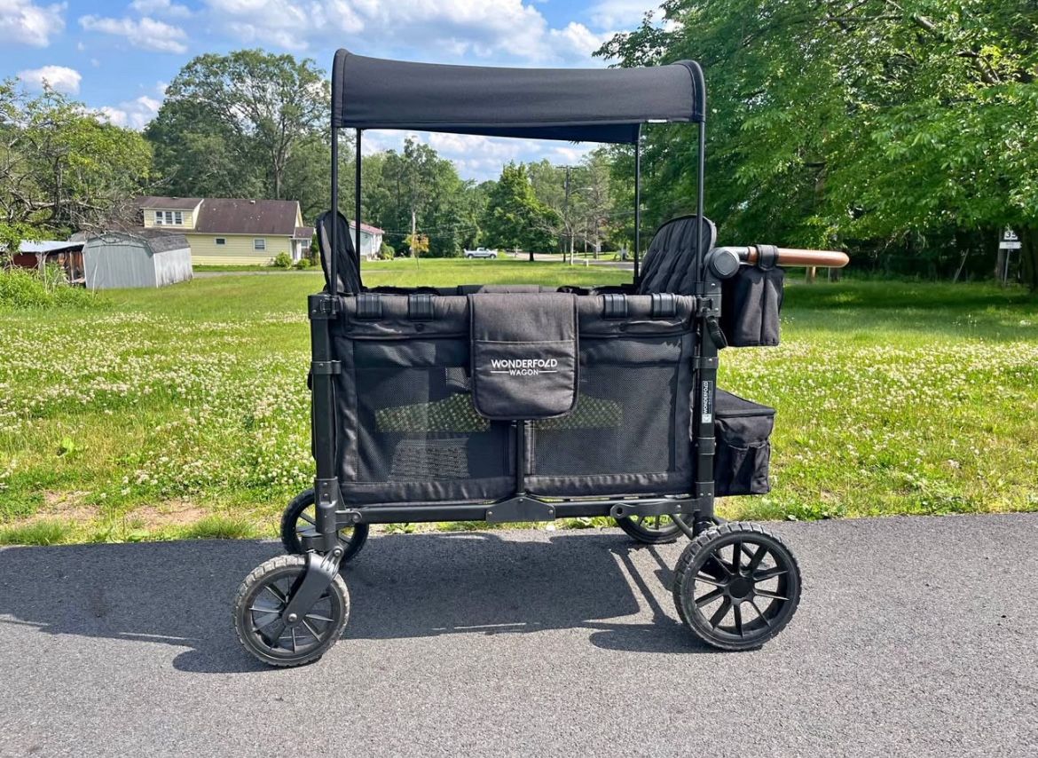 Wonderfold~W4(4kids/4seats)~luxe~wagon~with~canopy