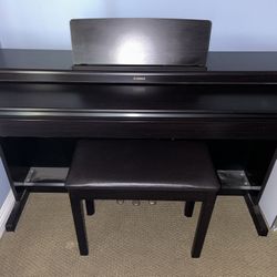 Yamaha arius Ydp-164 Digital Piano Weighted Keys W/ Bench Like New 