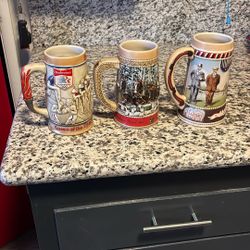 Budweiser Steins