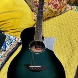 Yamaha APX600 OBB Acoustic Electric Guitar and Cahaya Guitar Bag