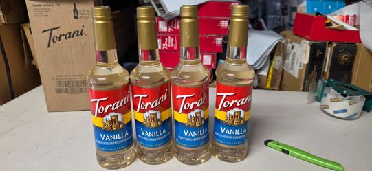 Torani Vanilla Syrup 4-Pack 750ml