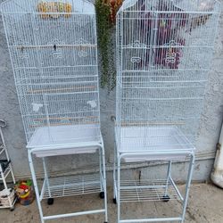 Bird Cage / Medium/ White Color/ With Stand