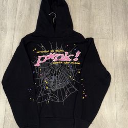 Spider (pink Hoodie)