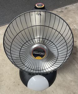 Heater - Presto Heat Dish Plus Footlight Parabolic Electric Heater
