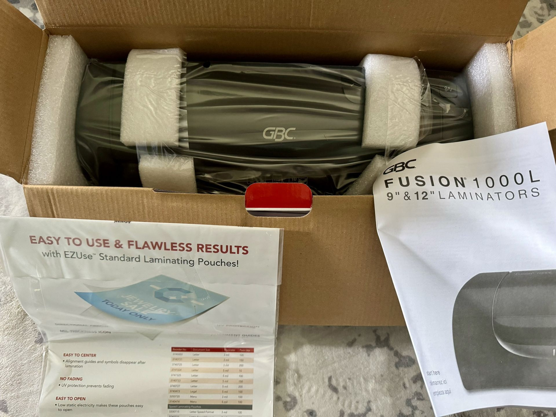 New. GBC Thermal Laminator Machine