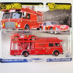 Hot Wheels Team Transport Ferrari 250 GTO & Fiat 642 RN2 Bartoletti Transport