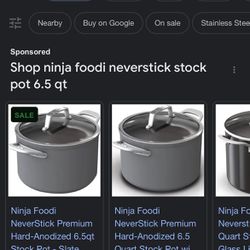 Ninja Foodi Neverstick Premium Stock Pot for Sale in Temple Terr