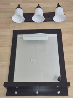 Vanity Light Bar & Mirror