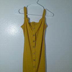 Yellow Iris Dress