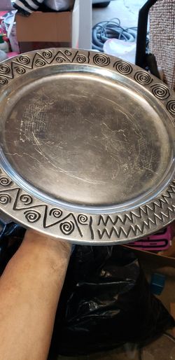 Platter Aztec Pattern
