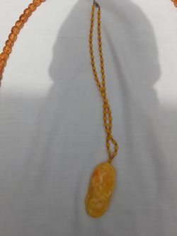 Honey amber necklace