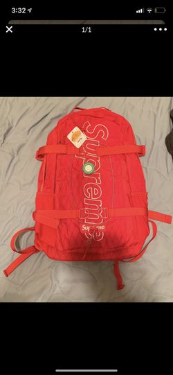 Supreme fw18 red backpack