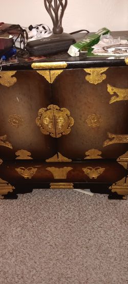 Antique Dresser, Armoire, and Two Nightstands