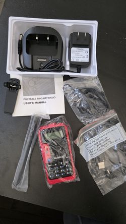 NEW Baofeng UV-5R Dual Band Ham Radio - Complete Kit with USB Booster Cable