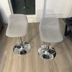 Modern Adjustable Bar Stools - Set of 2 