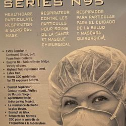 Pack of 15 N95 Protective Medium Disposable Face Mask